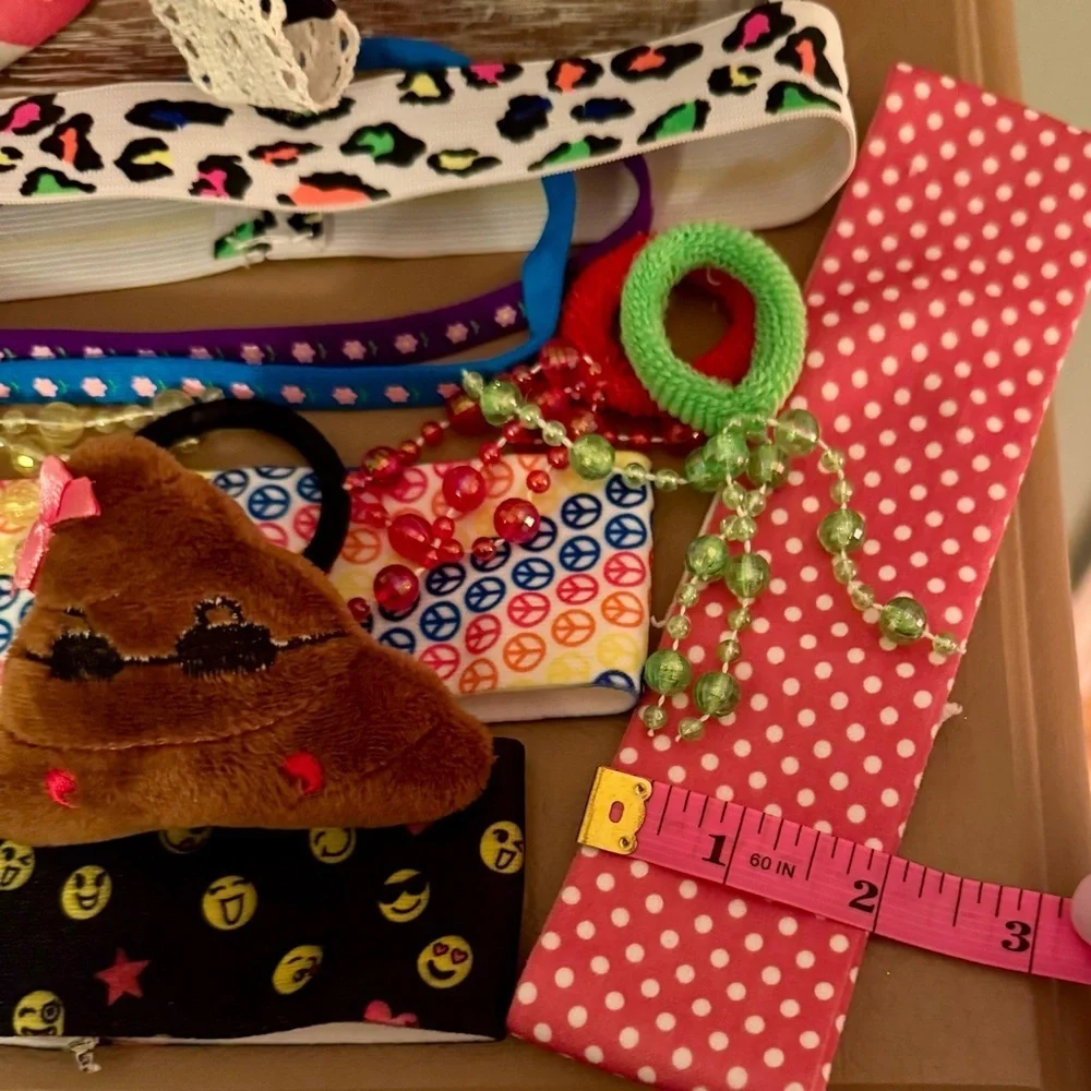 Assortment of girls hair accessories